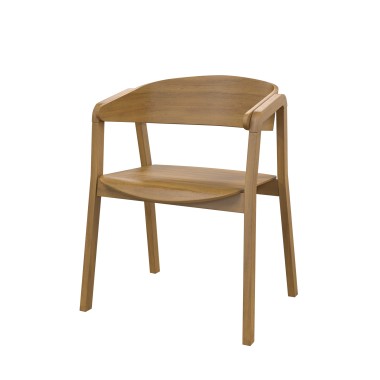 Стул-кресло Дали с жестким сиденьем