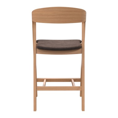 Стул барный деревянный Хаки, бук