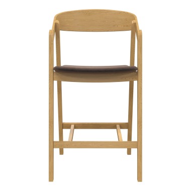 Стул барный деревянный Хаки, дуб