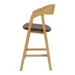 Стул барный деревянный Хаки, дуб