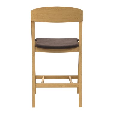 Стул барный деревянный Хаки, дуб