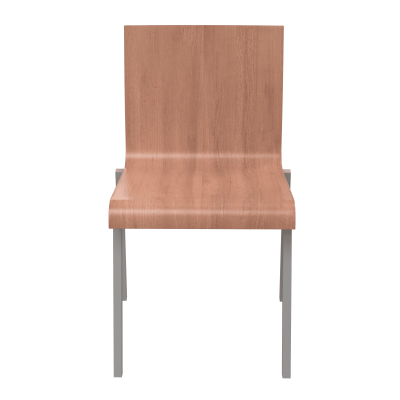 Стул кухонный Милан МК1, сталь/шпон бука