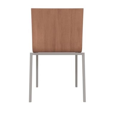 Стул кухонный Милан МК1, сталь/шпон бука