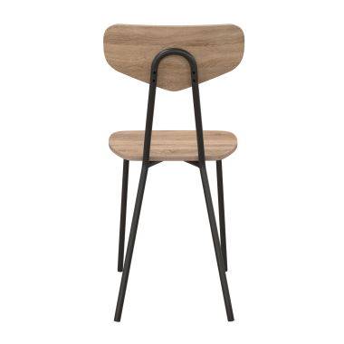 Стул кухонный Мельбурн, сталь/фанера/HPL