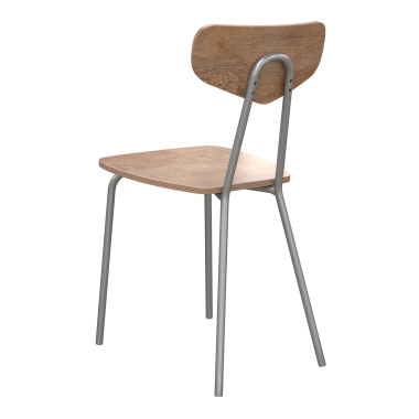 Стул кухонный Мельбурн, сталь/фанера/HPL