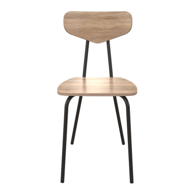 Стул кухонный Мельбурн, сталь/фанера/HPL