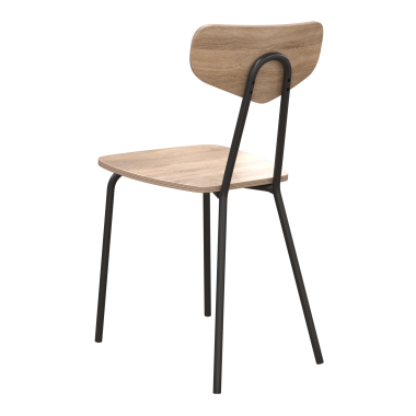 Стул кухонный Мельбурн, сталь/фанера/HPL