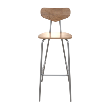 Барный стул Мельбурн Б, сталь/фанера/HPL