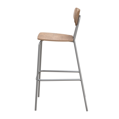 Барный стул Мельбурн Б, сталь/фанера/HPL