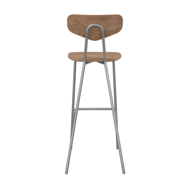 Барный стул Мельбурн Б, сталь/фанера/HPL