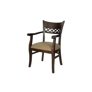 Стул-кресло Эдинбург, жесткое сиденье, массив бука