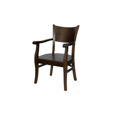 Кресло деревянное Бристоль, жесткое сиденье