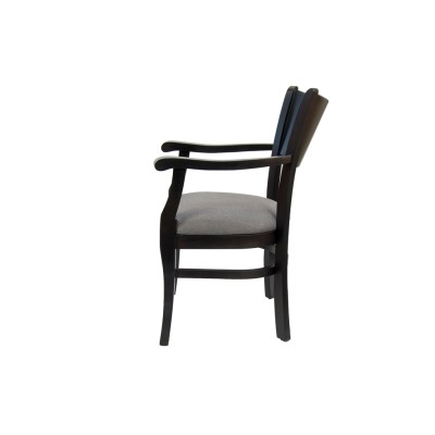 Кресло деревянное Бристоль, мягкое сиденье