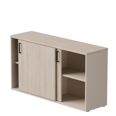 Шкаф-купе низкий EVO 75.5 Кашемир/Дуб Соната