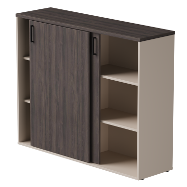 Шкаф-купе средний EVO 111.5 Кашемир/Дуб Пасадена