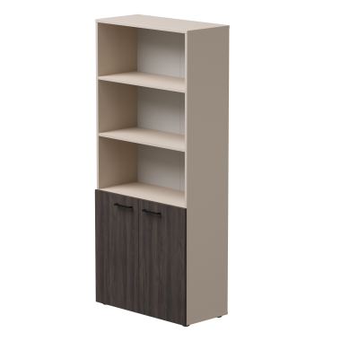 Шкаф для документов полузакрытый EVO 80 Кашемир/Дуб Пасадена