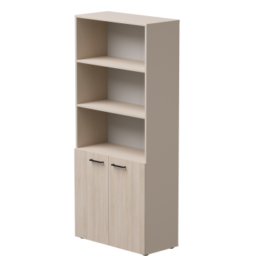 Шкаф для документов полузакрытый EVO 80 Кашемир/Дуб Соната