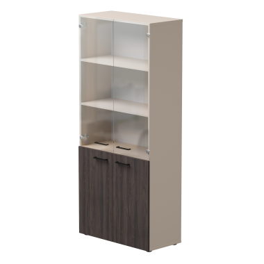 Шкаф комбинированный EVO 80 Кашемир/Дуб Пасадена