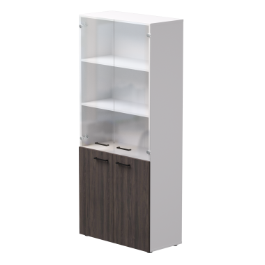 Шкаф комбинированный EVO 80 Белый/Дуб Пасадена