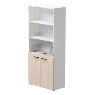 Шкаф комбинированный EVO 80 Белый/Дуб Соната