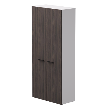 Шкаф узкий для хранения EVO 80 Белый/Дуб Пасадена