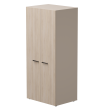 Шкаф распашной гардеробный глубокий EVO 60 Кашемир/Дуб Соната