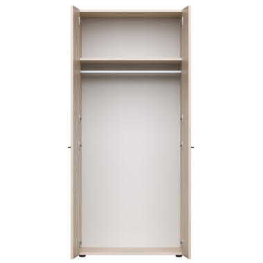 Шкаф распашной гардеробный глубокий EVO 60 Кашемир/Дуб Соната