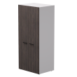 Шкаф распашной гардеробный глубокий EVO 60 Белый/Дуб Пасадена