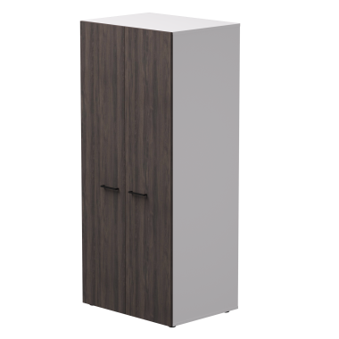 Шкаф распашной гардеробный глубокий EVO 60 Белый/Дуб Пасадена