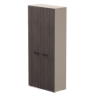 Шкаф распашной гардеробный узкий EVO 38 Кашемир/Дуб Пасадена