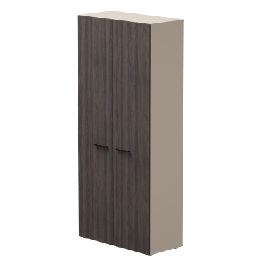 Шкаф распашной гардеробный узкий EVO 38 Кашемир/Дуб Пасадена