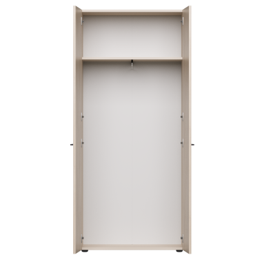 Шкаф распашной гардеробный узкий EVO 38 Кашемир/Дуб Соната