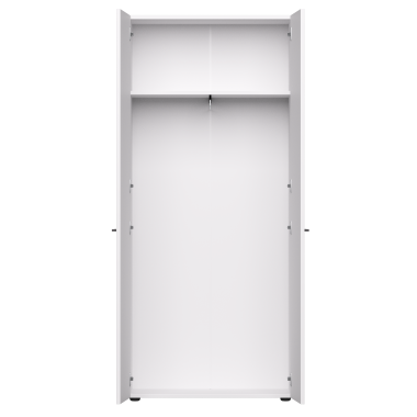 Шкаф распашной гардеробный узкий EVO 38 Белый