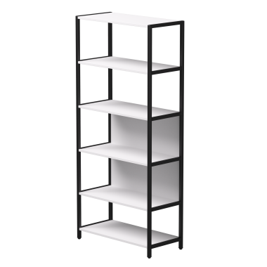 Стеллаж металлический высокий EVO 184 Белый/Черный