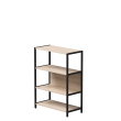 Стеллаж металлический средний EVO 112 Дуб Соната/Черный
