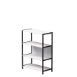 Стеллаж металлический средний EVO 112 Белый/Черный