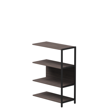 Полустеллаж металлический средний EVO 112 Дуб Пасадена/Черный