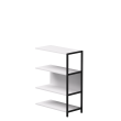 Полустеллаж металлический средний EVO 112 Белый/Черный