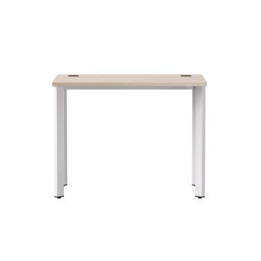 Стол письменный на металлокаркасе EVO 98, опоры 45гр Дуб Соната/Белый