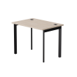 Стол письменный на металлокаркасе EVO 98, опоры 45гр Дуб Соната/Черный
