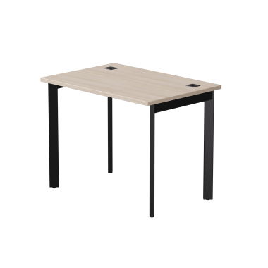 Стол письменный на металлокаркасе EVO 98, опоры 45гр Дуб Соната/Черный