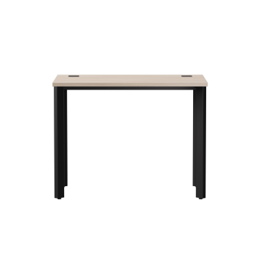 Стол письменный на металлокаркасе EVO 98, опоры 45гр Дуб Соната/Черный