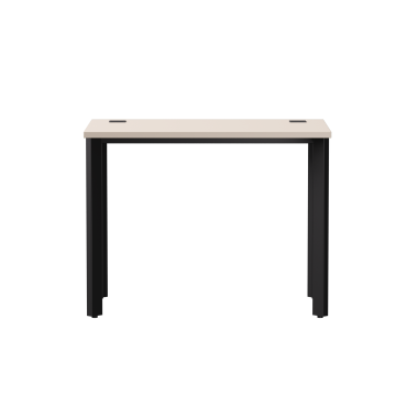 Стол письменный на металлокаркасе EVO 98, опоры 45гр Кашемир/Черный