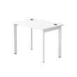 Стол письменный на металлокаркасе EVO 98, опоры 45гр Белый