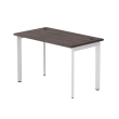 Стол письменный на металлокаркасе EVO 118, опоры 45гр Дуб Пасадена/Белый