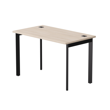 Стол письменный на металлокаркасе EVO 118, опоры 45гр Дуб Соната/Черный