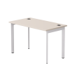 Стол письменный на металлокаркасе EVO 118, опоры 45гр Кашемир/Белый