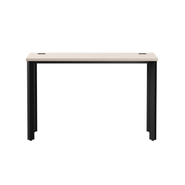 Стол письменный на металлокаркасе EVO 118, опоры 45гр Кашемир/Черный