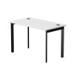 Стол письменный на металлокаркасе EVO 118, опоры 45гр Белый/Черный