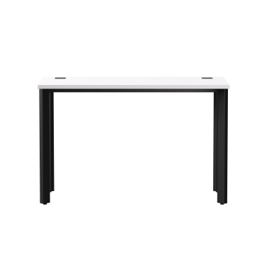 Стол письменный на металлокаркасе EVO 118, опоры 45гр Белый/Черный